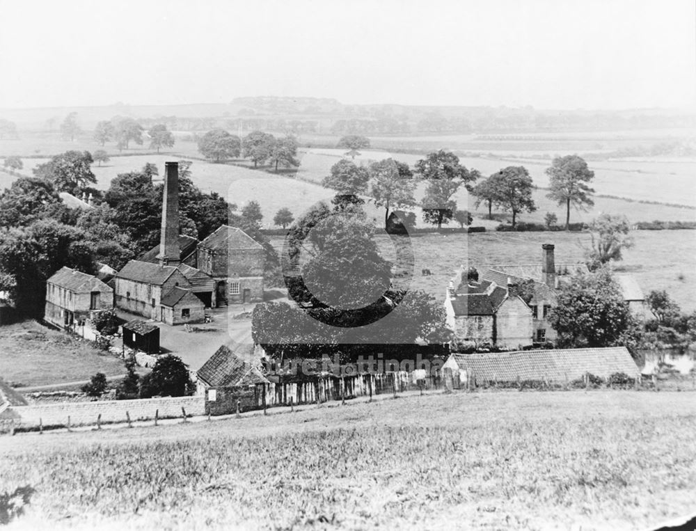 Farrands Mill and the Day Brook, Basford, Nottingham, c 1930s ?