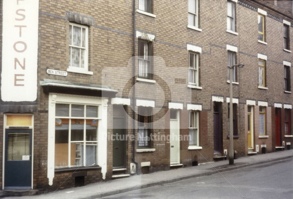 Ben Street, Radford, Nottingham, c 1960