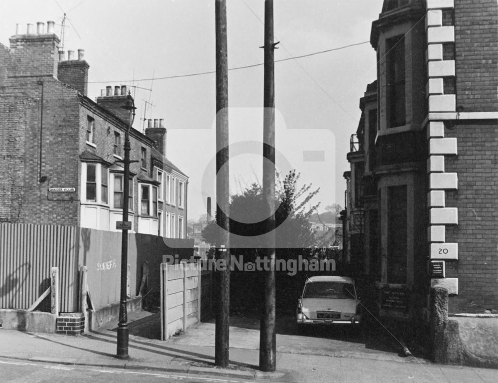 Chaucer Villas, Chaucer Street, Nottingham, 1971