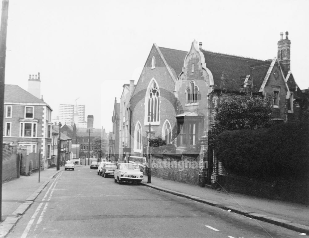 Chaucer Street Looking East, Nottingham, 1971