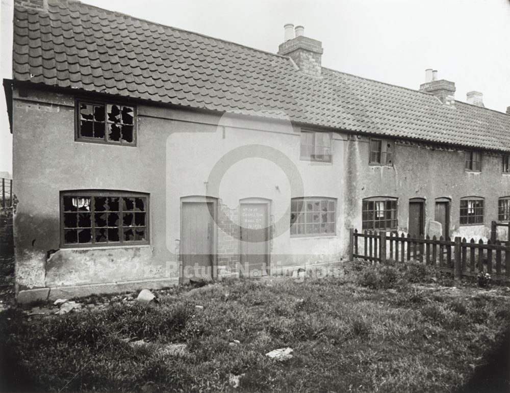 Chapel Row, Hazel Street, Bulwell, Nottingham, 1913