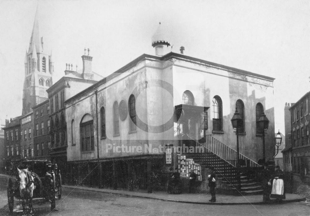 Old Town Hall, High Pavement, Lace Market, Nottingham, c 1860-1890s