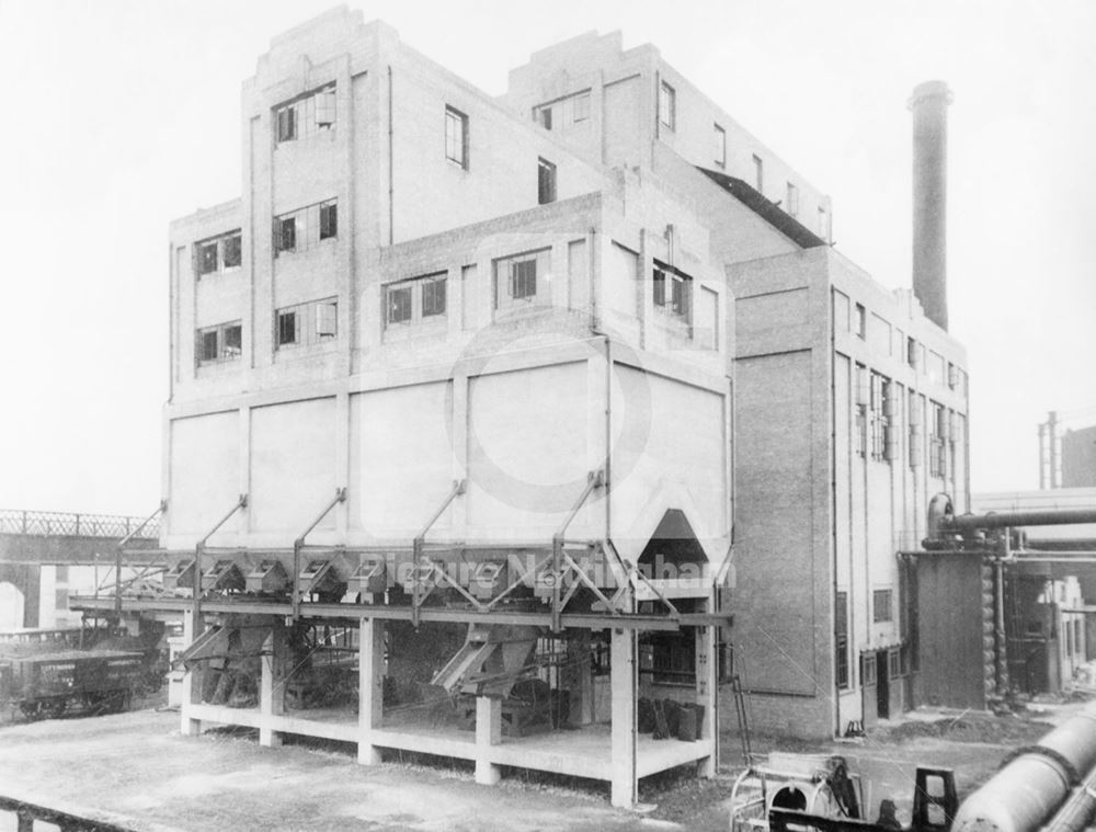 Coke Hoppers, Eastcroft Gasworks, London Road, Nottingham, 1934