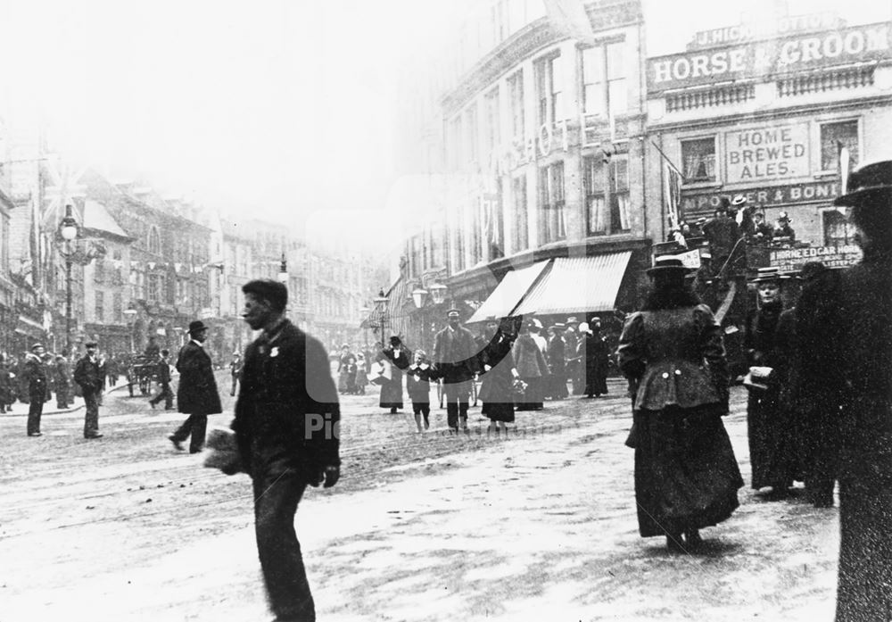 St Peter's Square, Nottingham, c 1900