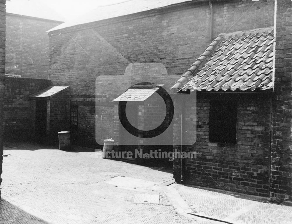 Peveril Yard, St Peter's Street, Radford, Nottingham, 1965