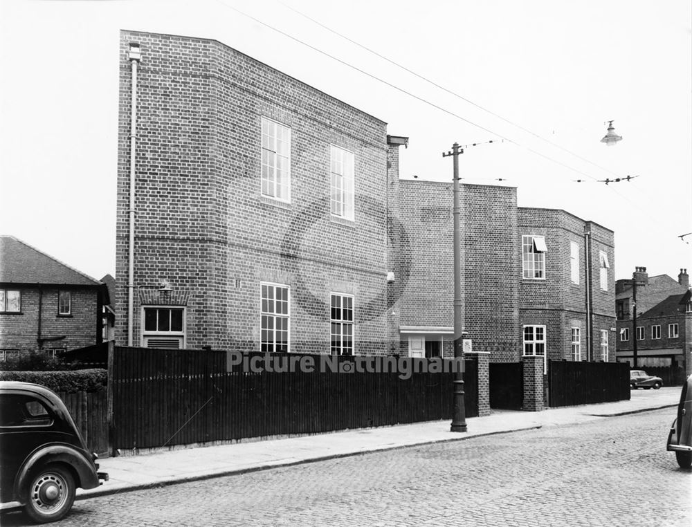 Telephone Exchange, Fraser Road, Meadows, Nottingham, c 1953