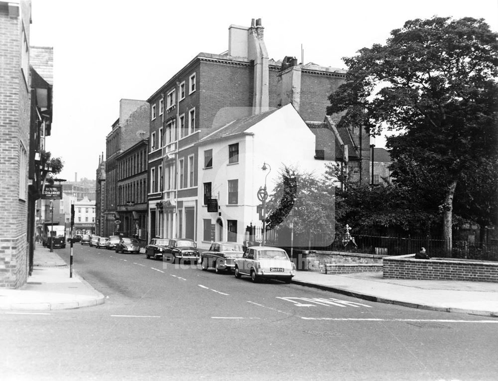 Castle Gate from Maid Marian Way, Nottingham, 1963