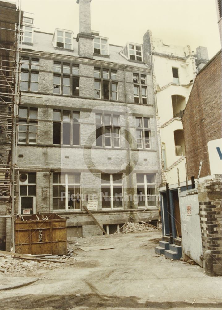 Demolition of Post Office (former), Queen Street, Nottingham, 1984