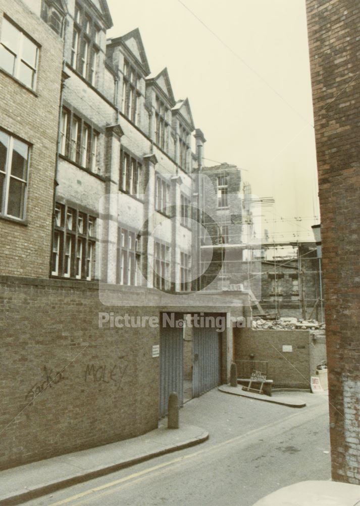 Demolition of Post Office (former), Queen Street, Nottingham, 1984