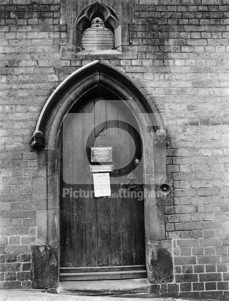 Convent of Mercy, College Street, Nottingham, 1977