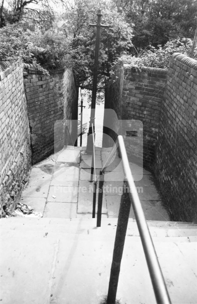 Cranmer Street Steps, Nottingham, 1974