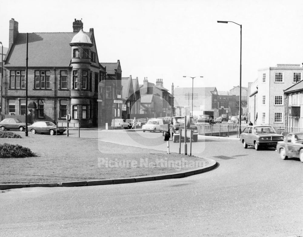 Canal Street Junction with London Road, Nottingham, 1973