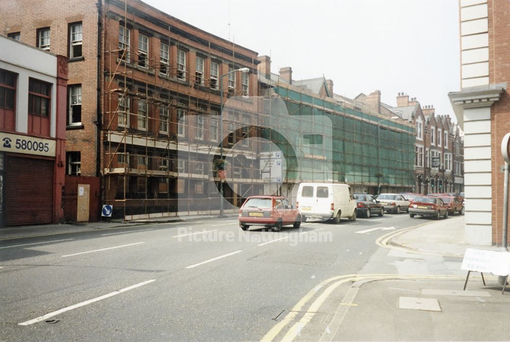 Canal Street Looking towards Castle Boulevard from Albion Street, Nottingham, 1996