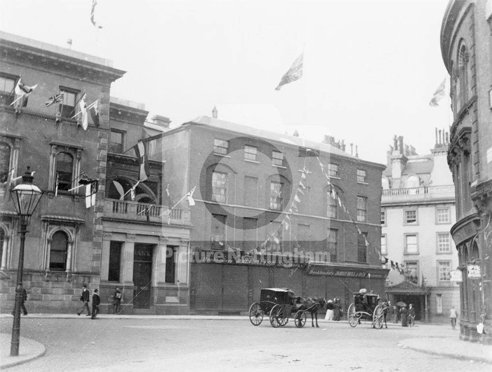 James Bell Booksellers, Carlton Street, Nottingham, c 1900