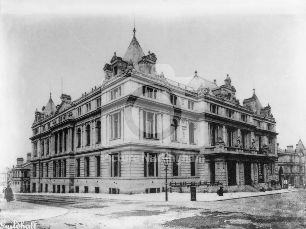 Guildhall, Burton Street, Nottingham, c 1895