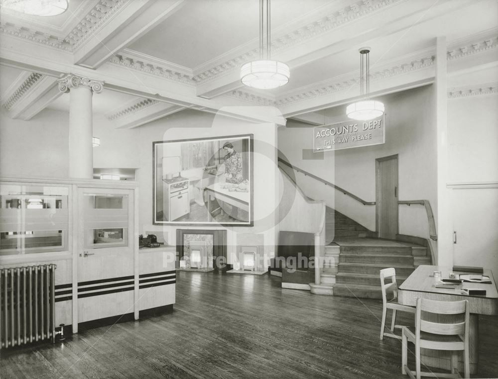 Nottingham and District gas Showrooms, 51-55 Lower Parliament Street, Nottingham, 1939