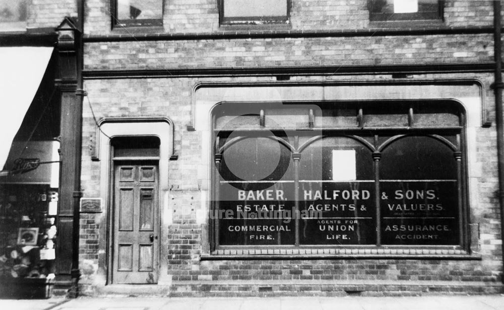 Baker, Halford and Sons, 205 Main Street, Bulwell, Nottingham, c 1950