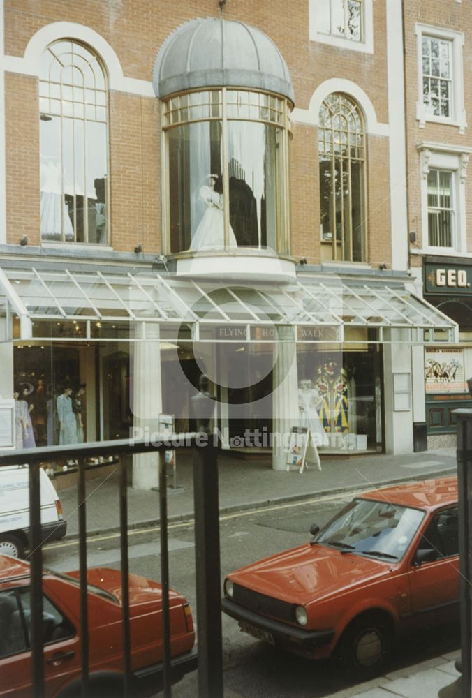 Flying Horse Arcade, St Peter's Gate, Nottingham, c 1992