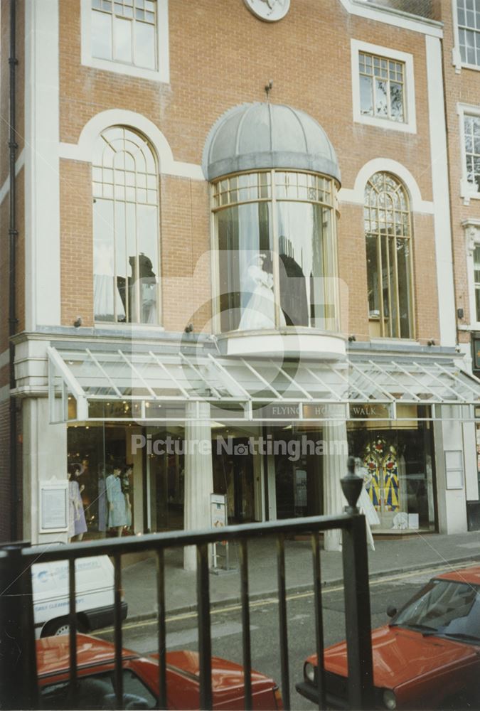 Flying Horse Arcade, St Peter's Gate, Nottingham, c 1992