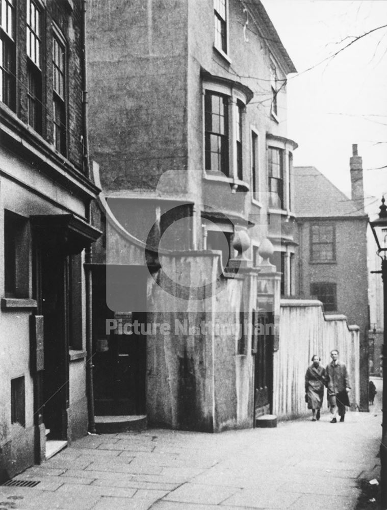 Church Walk, St Peter's Gate, Nottingham, 1948