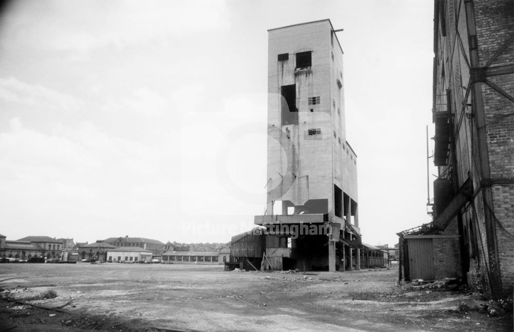 Coke Hopper, Basford Gas Works, Radford Road, Basford, 1976