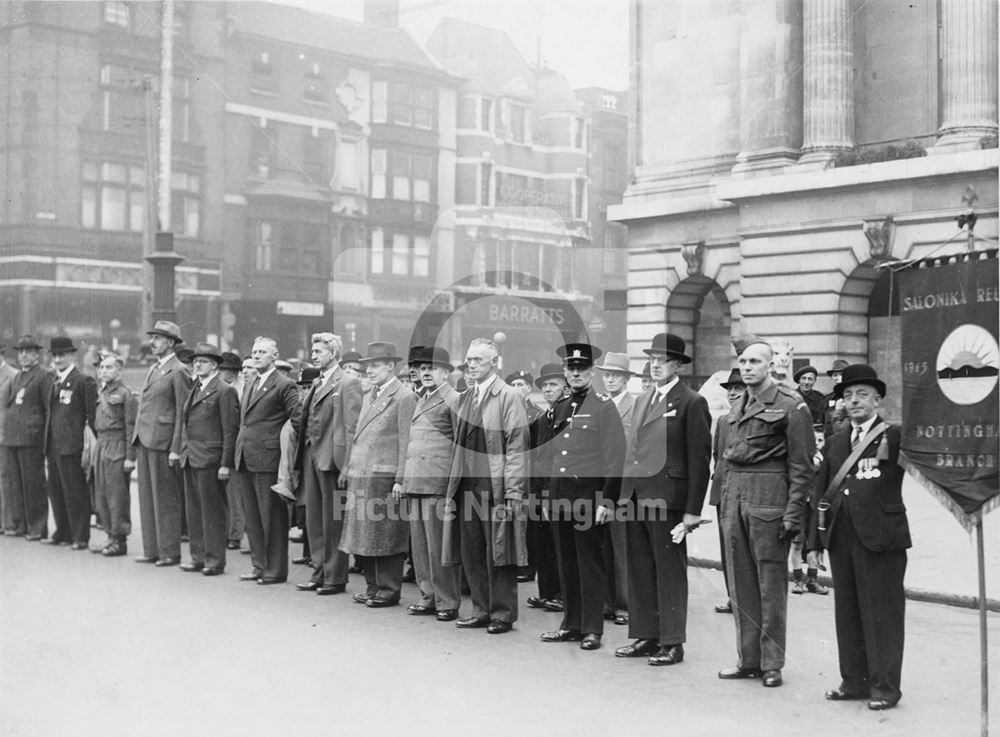 South Notts Yeomanry, Old Market Square, Nottingham, c 1928