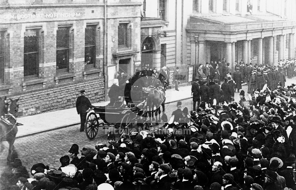 William Booth en route to Recieve 'Freedom of the City', Notitngham, 1905