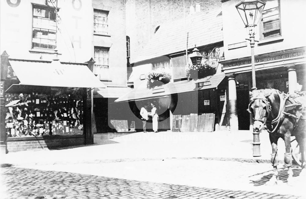 Kirke White Tavern, The Poultry, Nottingham, c 1900s