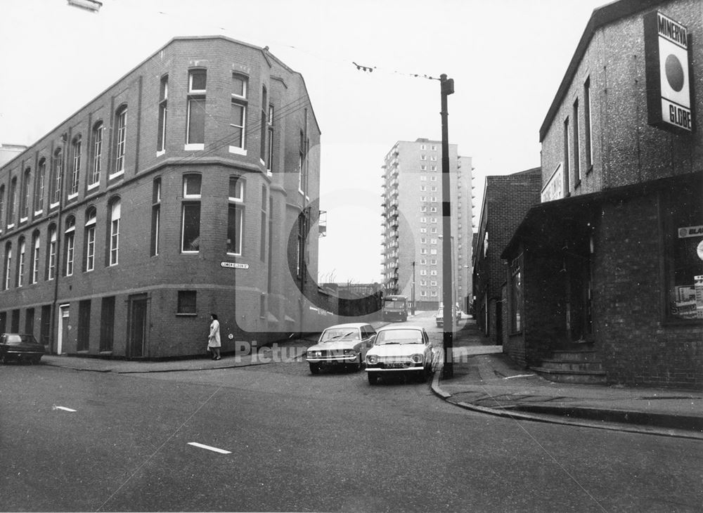 Lower Eldon Street, Sneinton, Nottingham, 1975