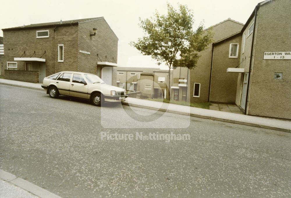 Egerton Walk, St Ann's, Nottingham, 1985