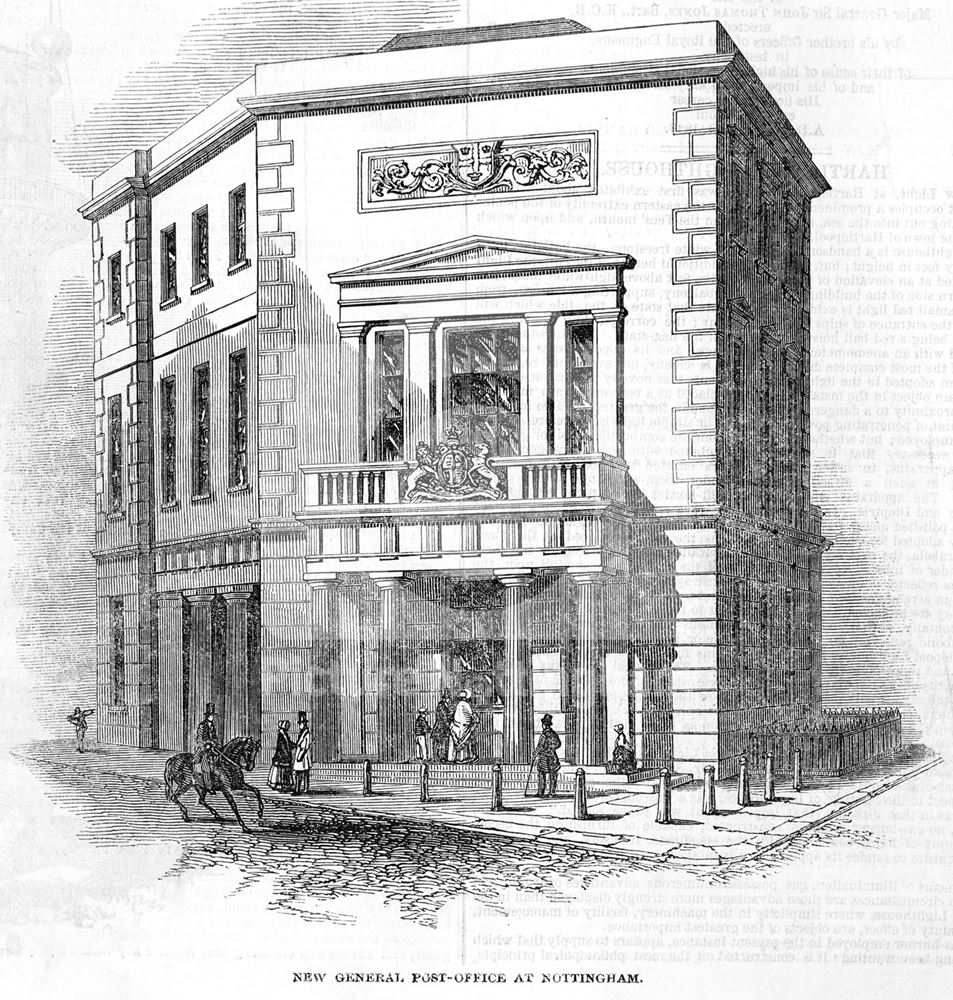 Old General Post Office, Albert Street, Nottingham, 1847