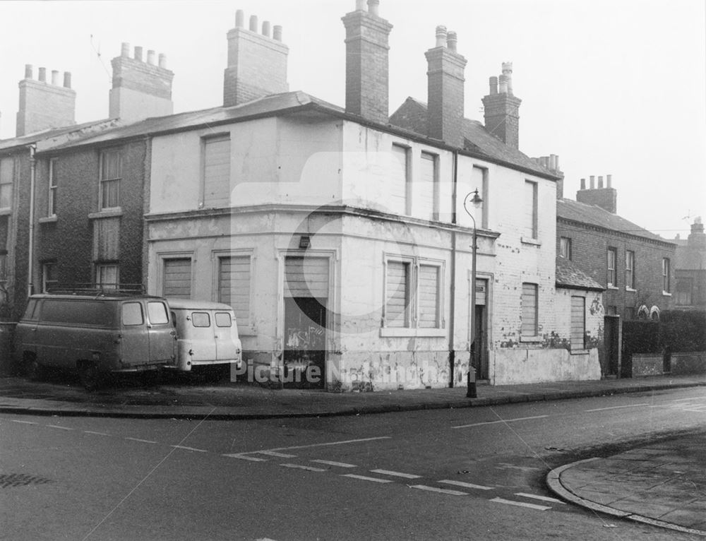 The former Lord Belper Inn (Robin Hood Arms), Robin Hood Street, St Anns, Nottingham, 1966