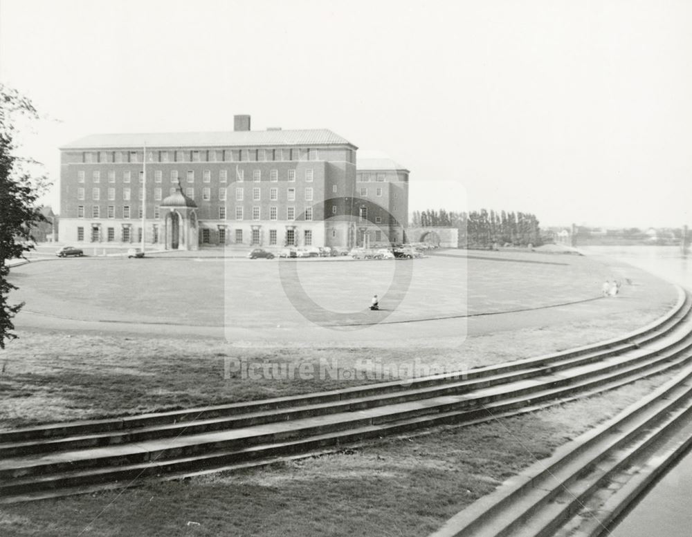 County Hall, Trentside, West Bridgford, c 1958