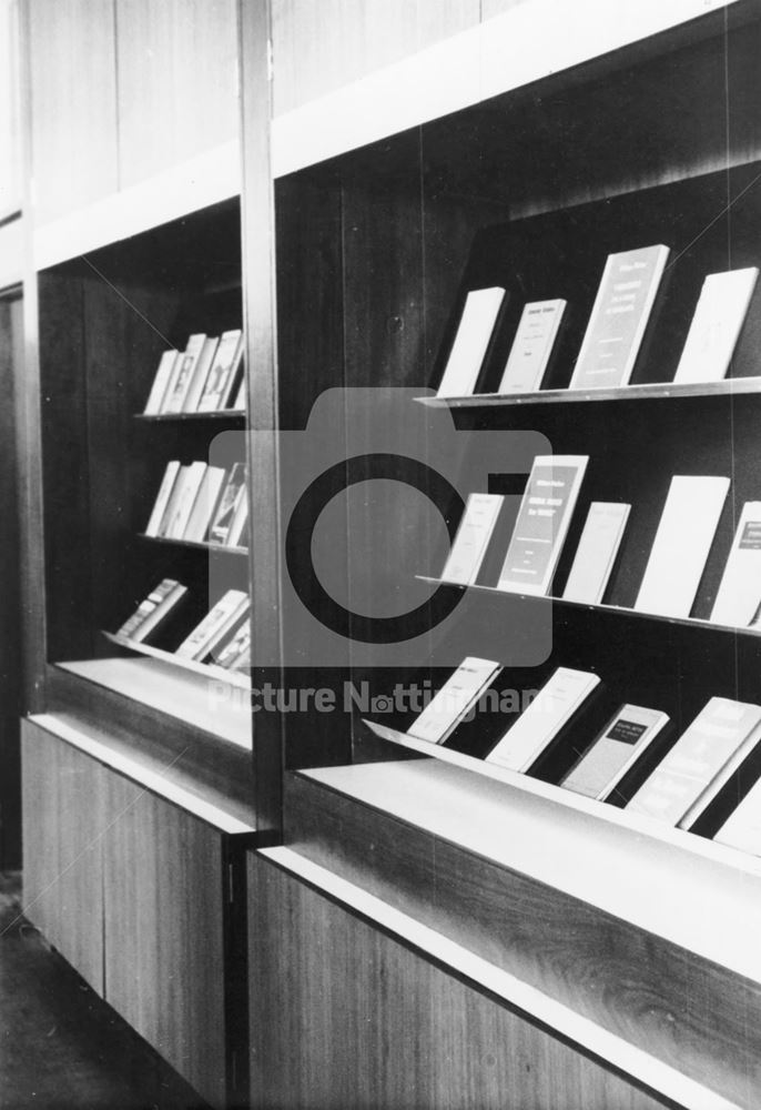 Library Display Stand, County Hall Loughborough Road, West Bridgford, c 1960s