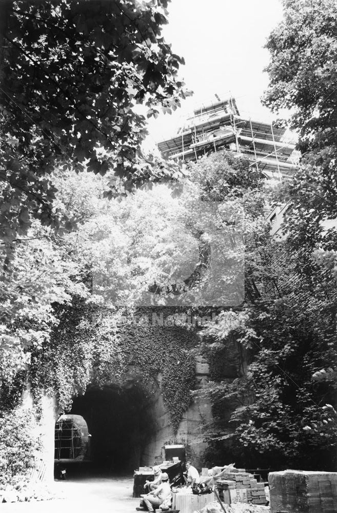 Park Tunnel, Tunnel Road, The Park, Nottingham, c 1981