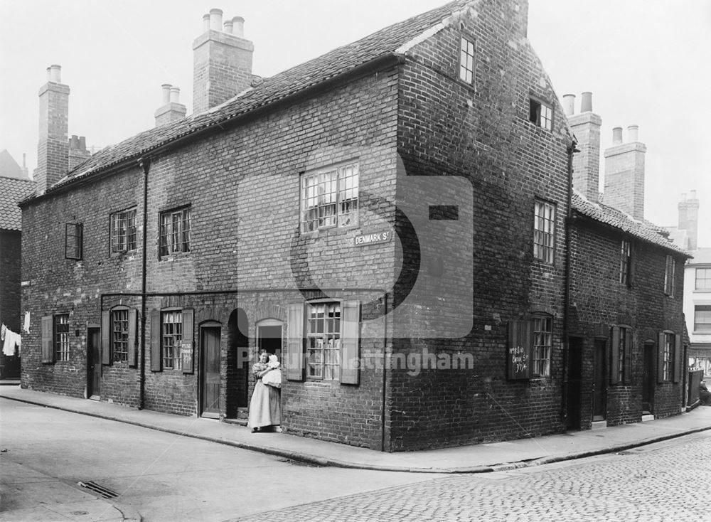 Nos 13 and 15 Denmark Street, 8 and 10 Brook Street, Radford, Nottingham, 1914