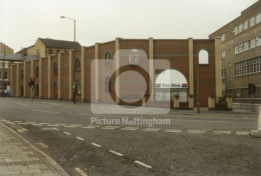 Fina Garage, Lower Parliament Street, Nottingham, c 1998