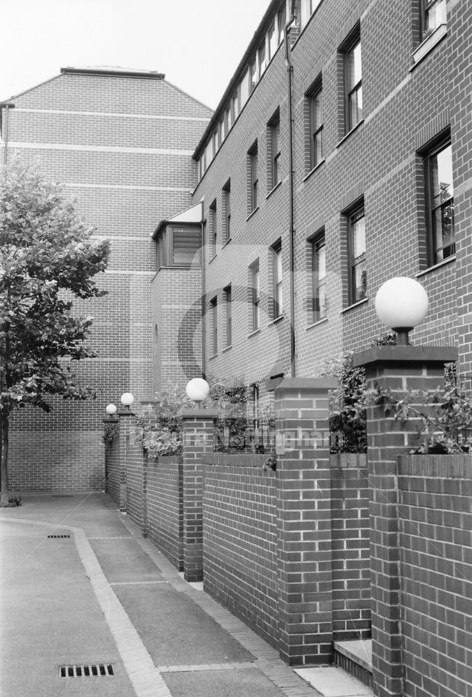 Halifax Place Flats, Lace Market, Nottingham, 1987