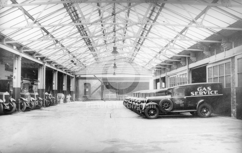 Gas Service Garages, Woodborough Road, Nottingham, 1929