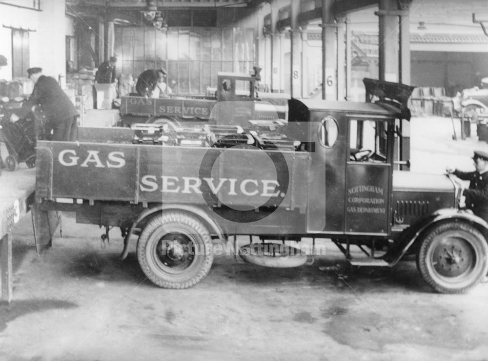 Gas Service Garages, Woodborough Road, Nottingham, 1929