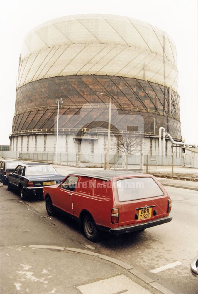 Radford Gas Works, Faraday Road, Nottingham, 1987