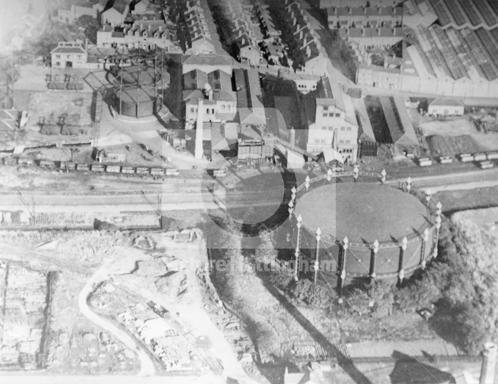 Radford Gas Works, Faraday Road, Radford, Nottingham, 1931