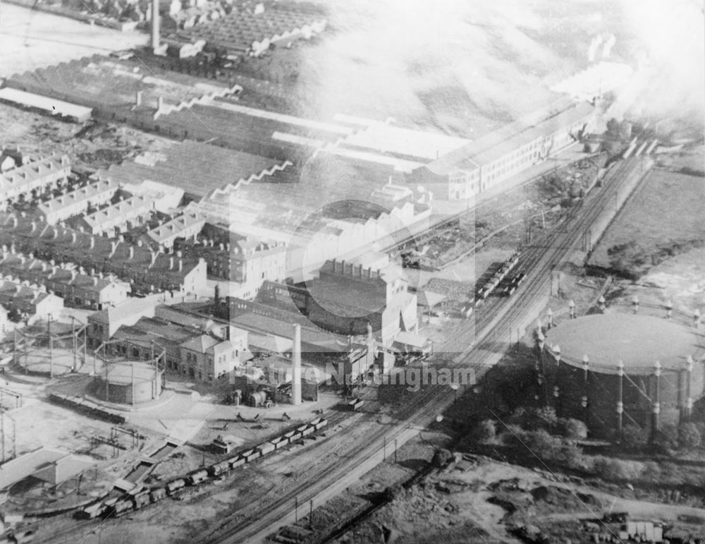 Radford Gas Works, Faraday Road, Radford, Nottingham, 1931