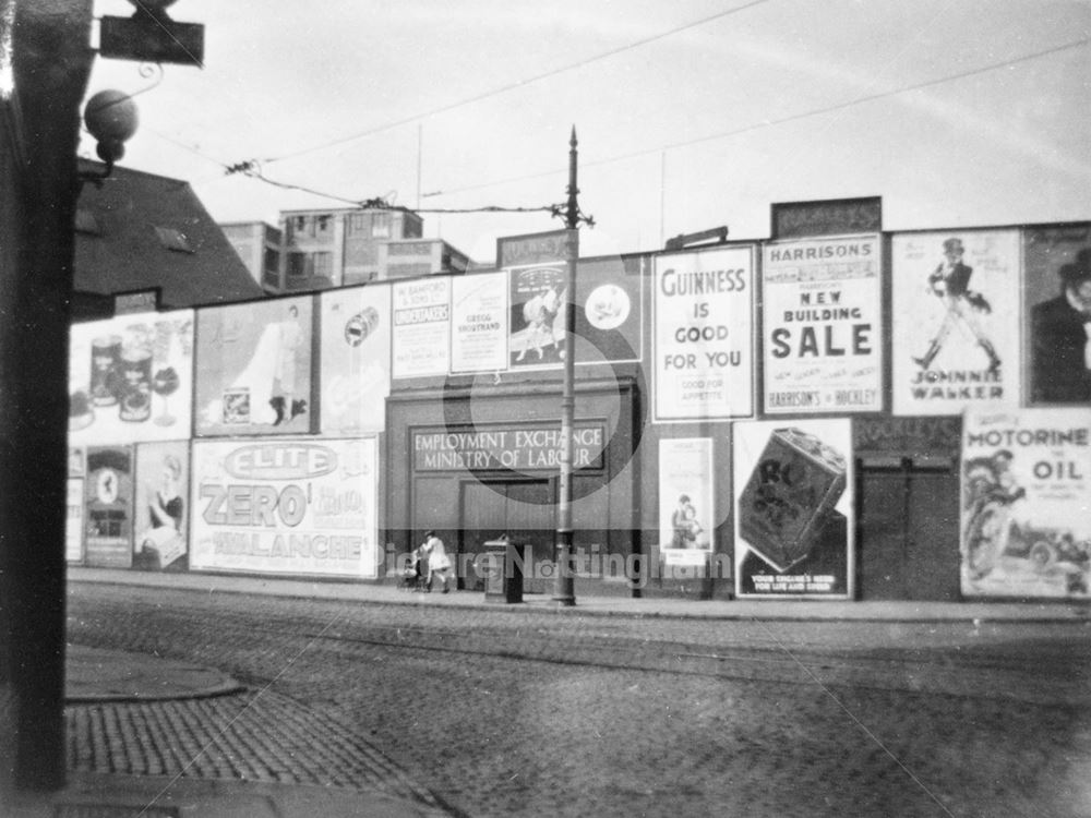 Employment Excahnge, Castle Boulevard, Nottingham, c 1938