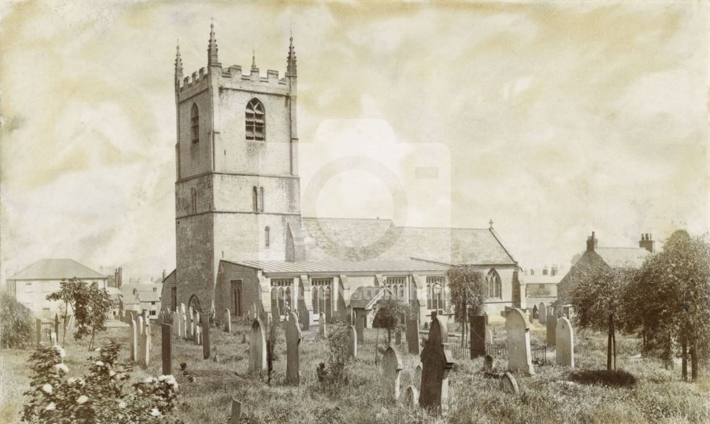 St Mary Magalene Church, Market Place, Hucknall, 1871