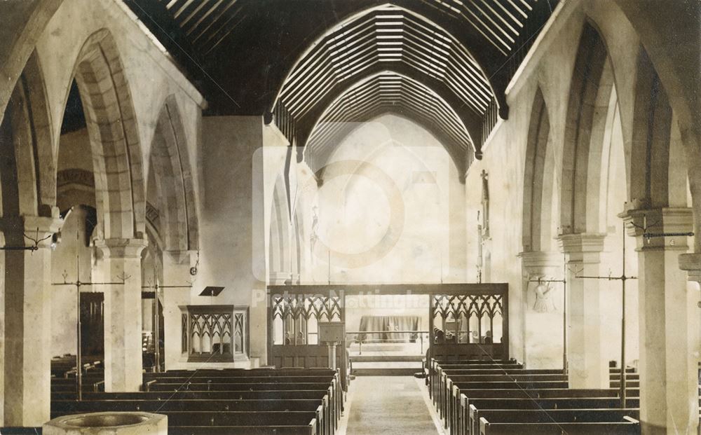 St Mary Magalene Church, Market Place, Hucknall, c1880