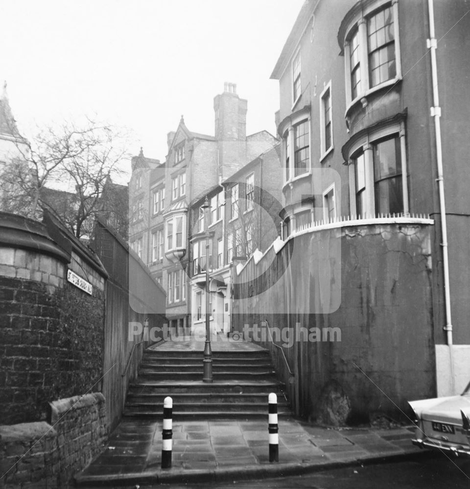 St Peter's Church Walk, Nottingham, 1962