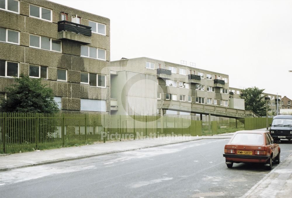 Hyson Green Flats, Noel Street, Hyson Green, Nottingham, 1987