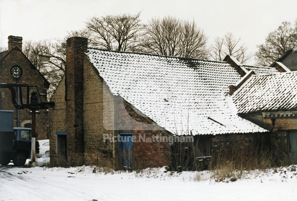 North Side, Widdowson's Dye Works, Vernon Road, Basford, Nottingham, 1986