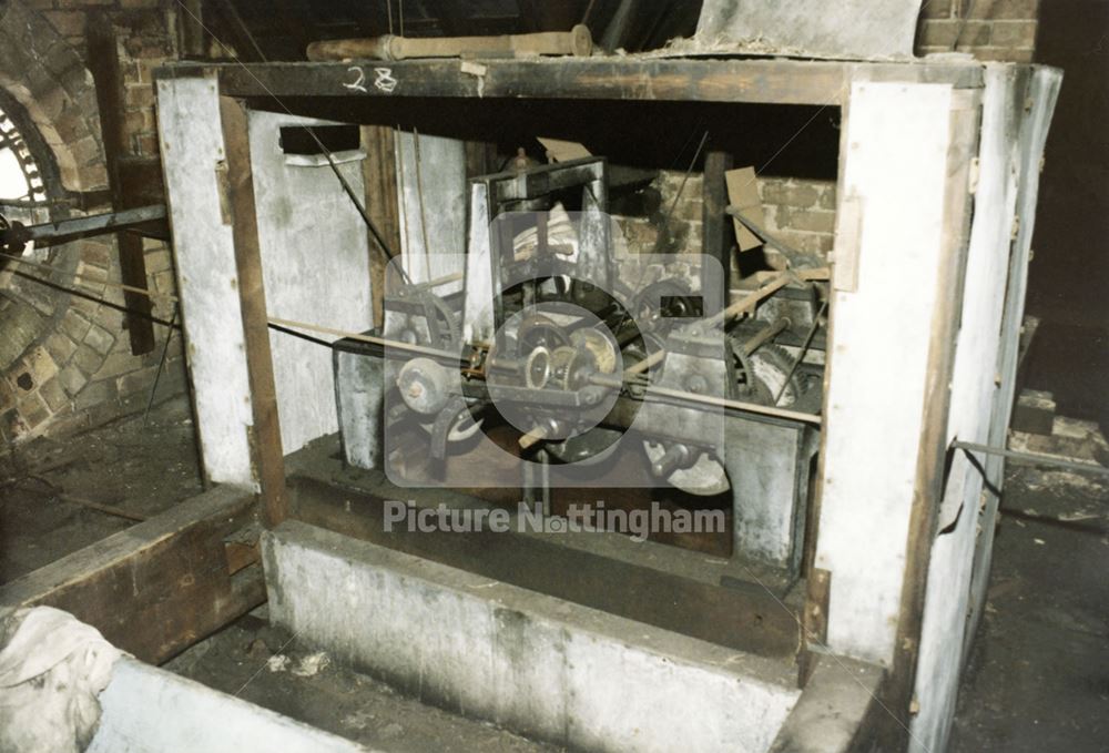 Clock Works, Widdowson's Dye Works, Vernon Road, Basford, Nottingham, 1986